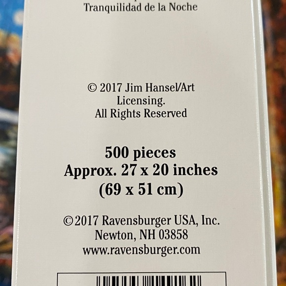 Ravensburger 500 large piece format puzzle “Still of the Night” 2017 Complete - Picture 7 of 9